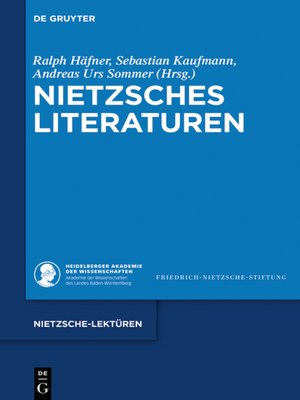 cover image of Nietzsches Literaturen